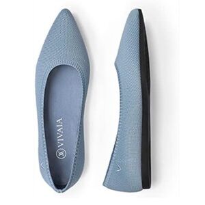 VIVAIA  Light Blue Aria 2.0 Casual Pointed Toe Ballet Flat Size 43/US11